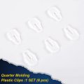 Molding Plastic Clip For 1966-1969 Lincoln Fender Door Quarter Retainer Clips 6pcs Install Set