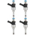 4pcs Automotive Engine Fuel Injectors Compatible For 2016-2019 Hyundai Sonata 2017-2020 Kia Optima 353102e610 Fj1587 84512145 