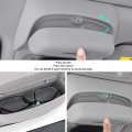 Sunglasses Holder Storage Car Glasses Case Flocking Box Replacement For Model Y 2020a 2023 Flocking