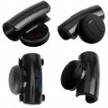 Qiilu Steering Wheel Knob Spinner Universal Power Handle Ball Car Accessories Black