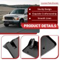 Front License Plate Bracket For 1999-2004d F-250 F-350 F-450 F-550 Super Duty And 2000-2004 Excursion Replacement For