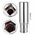 Uxcell 2 Pcs 1 4 Inch Drive 10mm 6-point Deep Socket Metric Cr-v