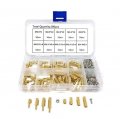 180pcs Set M2 5 Male Female Hex Brass Standoff Spacer With Pan Head Screw Nut And Washer Assortment Kit Pcb Board