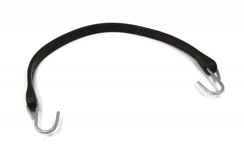 Heavy Duty Rubber Tarp Straps With Hooks 2 Pack 21 In Bungee Cords Black Natural Stretch Fasteners