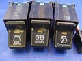 Fits The Jeep Tj Rocker Switch 3 Kit- Roof Lights Spotters Compressor Pack With Pig Tails 