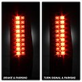 Acanii For 2002-2006 Chevy Avalanche 1500 2500 Smoked Led Tail Lights Brake Lamps Replacement Driver Passenger Side