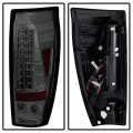 Acanii For 2002-2006 Chevy Avalanche 1500 2500 Smoked Led Tail Lights Brake Lamps Replacement Driver Passenger Side