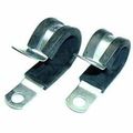 1 In Cushion Clamps Pack Of 6 Heavy Duty Neoprene Plated Alloy Steel For Hoses Fuel Lines And Wire Cables Black Classic Style 