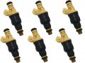 6pcs 1987-1988 Fits For Bmw 325 528e 2 7l Fuel Injector 0280150716