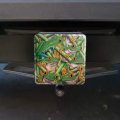 Red Eye Tropical Rainforest Frogs Tow Trailer Hitch Cover Plug Insert