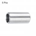 Uxcell 5pcs Stainless Steel Spacer 3 8 Bore X 1 2 Od Length Screw Standoff Bushing Plain Finish Round Metal For Screws Bolts