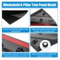 X Autohaux Windshield A-pillar Trim Panel For Ford Explorer 2011-2019 Front Right Passenger Outer Side Replaces 926-451