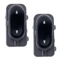 Window Switches Ford F-53 Motorhome Chassis 1997 Driver And Passenger Side Pair Front Or Rear Black Replacement For 