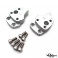 Httmt- Us-ya-fjr13-jgm- 1 Inch Front Silver Handlebar Riser Spacers Kit Compatible With 2001-2005 Fjr1300