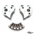 Httmt- Us-ya-fjr13-jgm- 1 Inch Front Silver Handlebar Riser Spacers Kit Compatible With 2001-2005 Fjr1300
