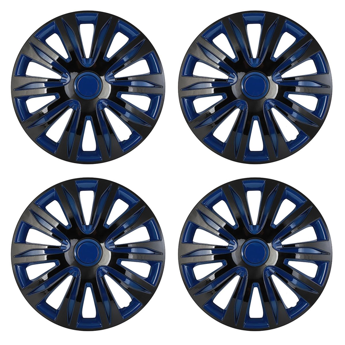 4 Pcs Universal 17 In Hubcaps Wheel Skin Cover Adjustable Rim Set Abs Pc Corrosion Resistant For Ford Honda Toyota Nissan