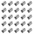 75pcs Wire Thread Inserts 6-32 Unc 2d 9 32 304 Stainless Steel Helical Type Coiled Repair Kit Screw Threaded Sleeve Sheath For 
