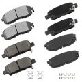 D815 D1288 Brake Pads Front And Rear Disc Pad Set For Nissan Altima 2007 2009 Sentra 2012 Ceramic Material With Hardware 