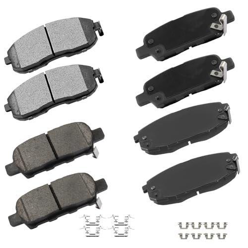 D815 D1288 Brake Pads Front And Rear Disc Pad Set For Nissan Altima 2007 2009 Sentra 2012 Ceramic Material With Hardware