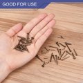 70pcs Small Tiny Nails 1 5x25mm Dxl Brass Hardware Round Head Nail For Wooden Diy Projects Decorative Boxes Household Bronze