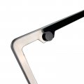 Electric-plating Color Mirror Polished T304 Stainless Steel License Plate Frame Gun Metal With Alumnium Screw Caps And Screwsa