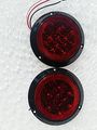 2 4 Tj Yj Cj Mj Wrangler Rubicon Red Led Surface Mount Tail Lights No Cutting Ez Install 