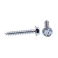 Sheet Metal Screws Self Tapping Hex Washer Head Slotted Drive 8 X 1 In Zinc Plated Steel 50 Pack 
