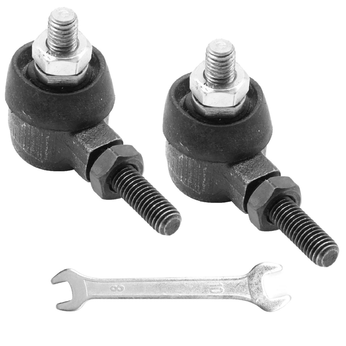 2 Pcs Steering Ball Joint Kit For Coleman Kt196 Ck196 Realtre Rtk200 196cc 6 5hp Go Karts Spindle Knuckle Joints With Wrench