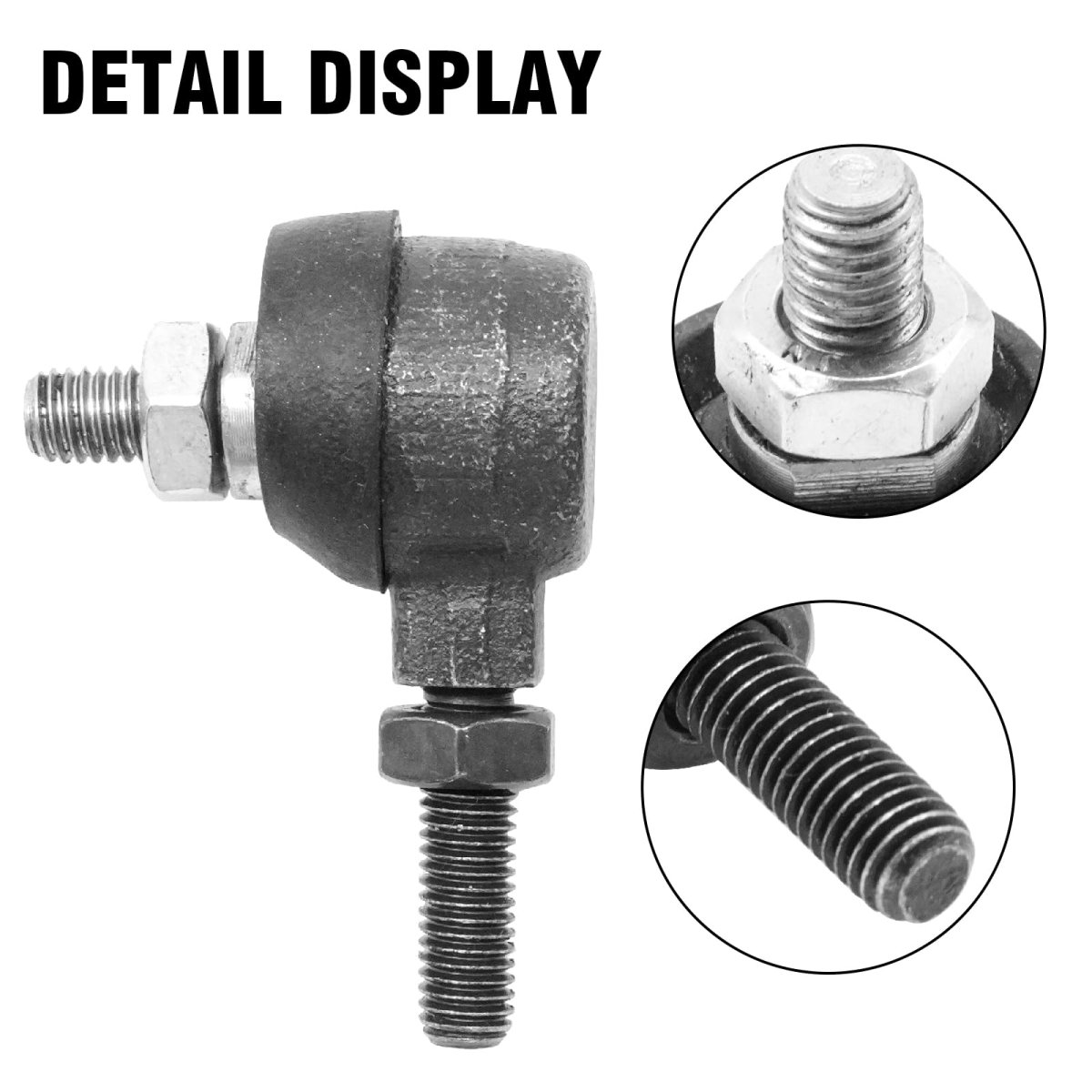 2 Pcs Steering Ball Joint Kit For Coleman Kt196 Ck196 Realtre Rtk200 196cc 6 5hp Go Karts Spindle Knuckle Joints With Wrench