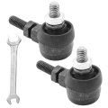 2 Pcs Steering Ball Joint Kit For Coleman Kt196 Ck196 Realtre Rtk200 196cc 6 5hp Go Karts Spindle Knuckle Joints With Wrench
