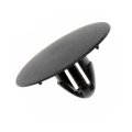 Hood Insulation Pad Clips Plastic Black Circular Retainers 0 35 Hole 1 In Head 2 Pieces Replacement For 9046709050 90467-a0003