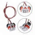Waltyotur 2 Set Of Truck Headlight Turn Signal Wiring Harness For The Front Left Or Right And Bulb Sockets Replacement
