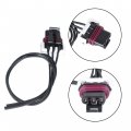 Waltyotur 2 Set Of Truck Headlight Turn Signal Wiring Harness For The Front Left Or Right And Bulb Sockets Replacement