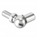 Uxcell Gas Spring End Fitting M8 Female Thread 8mm Round Handle Dia A3 Steel 2pcs