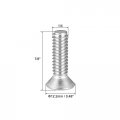 Uxcell 1 4-20x7 8 Flat Head Machine Screws Phillips 304 Stainless Steel Bolts 25pcs
