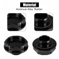 X Autohaux Black Aluminum Alloy Gas Engine Oil Filler Cap Plug Cover For Subaru Impreza Outback Legacy
