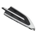 2pcs Front Driver And Passenger Side Fender Ornament For Ford Escape 2017 2018 2019 Gj54-16c216-acw Black Plastic Custom Fit