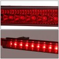 Auto Dynasty Red Housing Led Third 3rd Tail Brake Light Centre High Mount Stop Lamp Compatible With Chevy Traverse Gmc Acadia