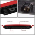 Auto Dynasty Red Housing Led Third 3rd Tail Brake Light Centre High Mount Stop Lamp Compatible With Chevy Traverse Gmc Acadia