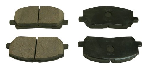 089-1658 Rear Brake Pads For Car Vehicle Specific Fit With Precision Cut Edges And Shims Included