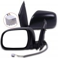 Ocpty Driver Side And Passenger Mirror For 2004-2010 Toyota Sienna Outside Accessories Easy-adjustable Non-folding Non-heated