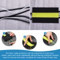 Cable Grip Floor Cover Cords Protector Management Only For Commercial Office Carpet Black And Yellow 39 37 Ft