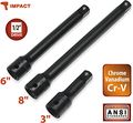Epauto 1 2-inch Drive Impact Socket Extension Bar Set Cr-v 3 Pieces 