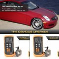 Vipmotoz Sequential Full Led Front Chrome Side Marker Lights Compatible With 2003-2007 Infiniti G35 2-door Coupe Housing Clear