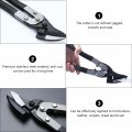 1 Pc Sheet Tin Shears Aviation Iron Wire Scissors Cutters Plumbing Hand Pruners Pipes Cutting Pipeline Chrome Vanadium