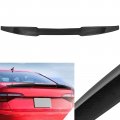 Aintier 1pc Carbon Fiber Spoiler Wing Compatible For 2019-2022 Volkswagen Jetta Glossy Black Rear Trunk Tail
