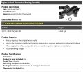 Engine Coolant Thermostat Housing Assembly With And Gaskets Compatible 2011-2014 Chrysler 200 2 4l 4-cylinder