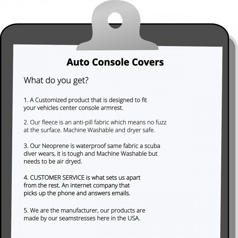 Auto Console Covers Car Cover Fits The Toyota Rav4 2019-2024 Specifically Designed To Fit Your Center Armrest Black