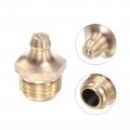 Uxcell Brass Straight Grease Fitting G1 4 Thread 14mm Width Hydraulic Accessories 5pcs