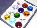 Diamond Glass Paperweights 12pcs 